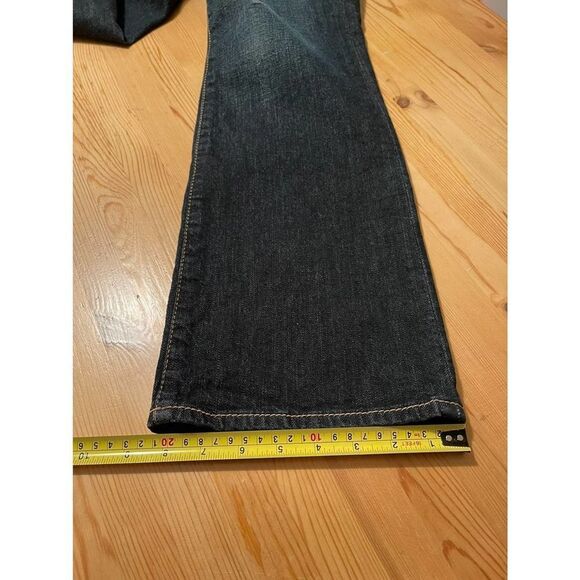X2 Boot Cut Jeans Womens sz 2S low rise dark wash denim y2k retro - Picture 4 of 12